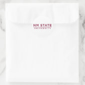 NM Staatsuniversiteit Ronde Sticker (Tas)