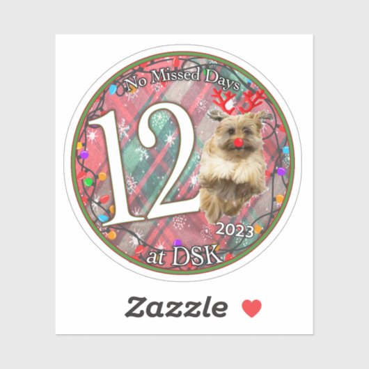 NMD à DSK - Décembre 2023 Sticker pour insigne (Feuille)