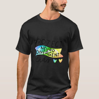 NN Protect Neurodivergent Rainbow Autisme T-shirt