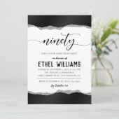 Nnegentiety Diamond Birthday Uitnodiging (Staand voorkant)