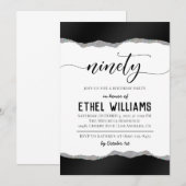 Nnegentiety Diamond Birthday Uitnodiging (Voorkant / Achterkant)