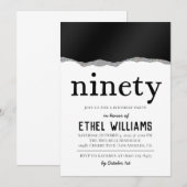 Nnegentiety Diamond Birthday Uitnodiging (Voorkant / Achterkant)