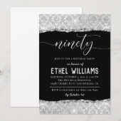 Nnegentiety Diamond Birthday Uitnodiging (Voorkant / Achterkant)