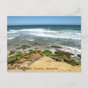 Nnegentig Mile Beach, Victoria, Australië Briefkaart