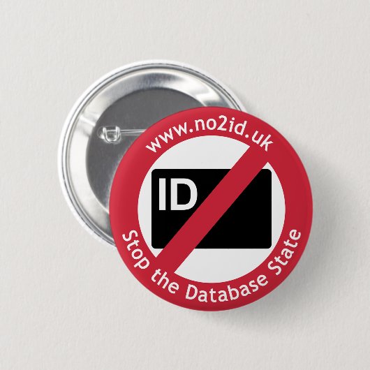 NO2ID Button Badge (Devant & derrière)