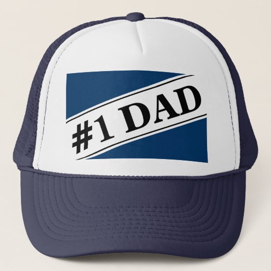 No 1 Dad Trucker Hat Pet (Voorkant)