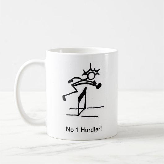 No 1 Hurdler Mug Track and Field (Gauche)
