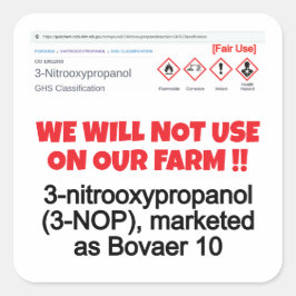 NO 3-NOP van RoseWrites Sticker