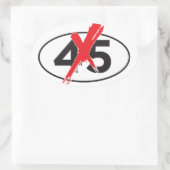 NO-45 : Sticker anti-Trump Bumper / Ant Arts (Sac)