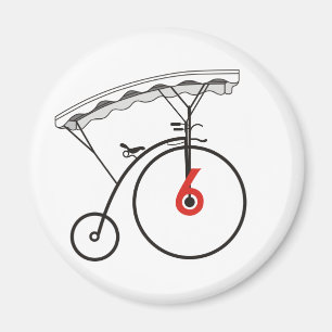 No. 6's Village Badge Magneet