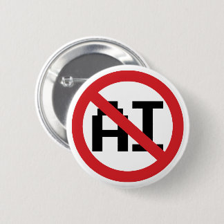 No AI Artificial Intelligence - Resist AI Ronde Button 5,7 Cm