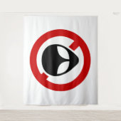 NO ALIENS WANDKLEED (Voorkant)
