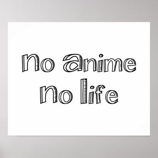 no anime no life poster (Devant)
