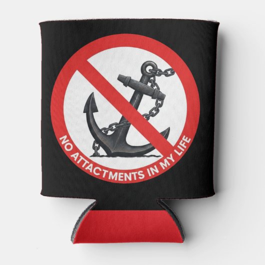 No attachments in my life blikjeskoeler (Voorkant)