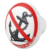 No attachments in my life keramische knop (Rechts)