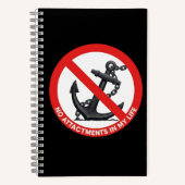 No attachments in my life notitieboek (Voorkant)