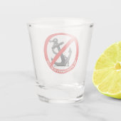 No attachments in my life shot glas (Achterkant)