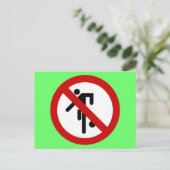 NO Ball Games ⚠ Thai Park ⚠ Briefkaart (Staand voorkant)