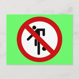 NO Ball Games ⚠ Thai Park ⚠ Briefkaart