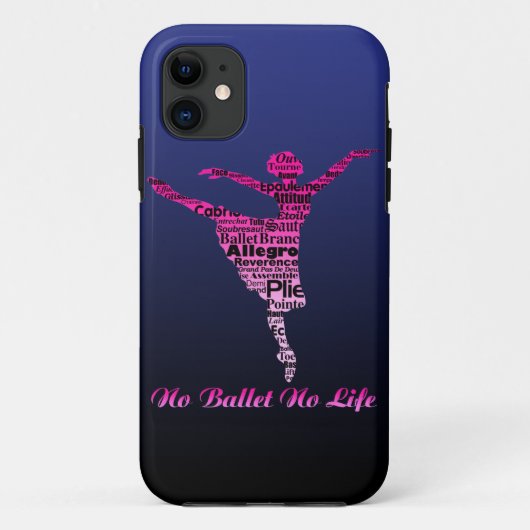 No Ballet No Life 2 Case-Mate iPhone Case (Achterkant)