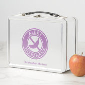 NO BANANA Allergy Alert & Name Metal Lunch Box (En situation)