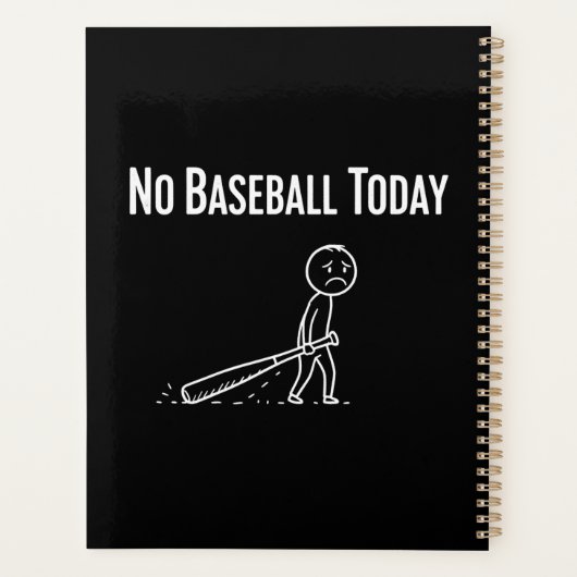 No Baseball Today Sad Stick Figure Baseball lovers (Dos)
