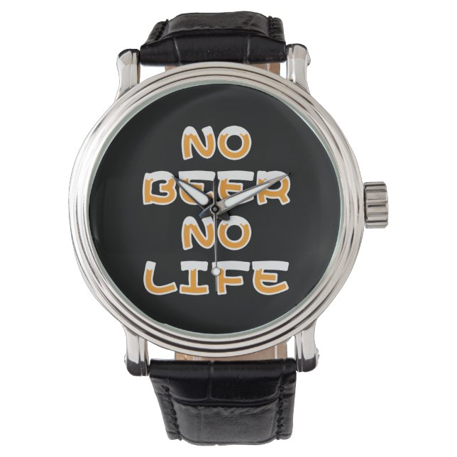 NO BEER NO LIFE HORLOGE (Voorkant)