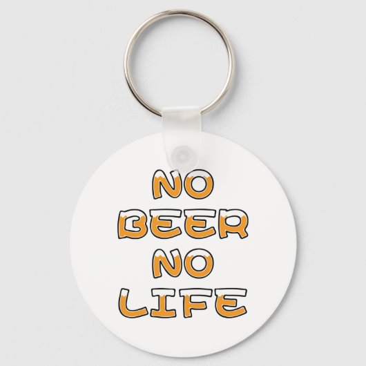 NO BEER NO LIFE SLEUTELHANGER (Voorkant)