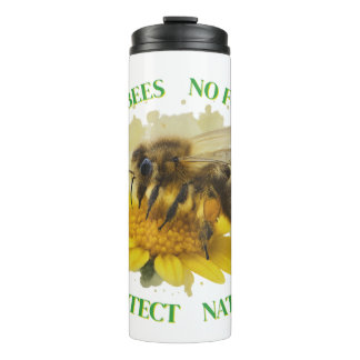 No Bees No Food – Protect Nature Thermobecher Thermosbeker