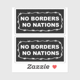 No Borders No Nations Sticker Pack