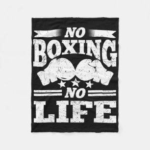 No Boxing No Life Bokshandschoenen Bokshandschoene Fleece Deken