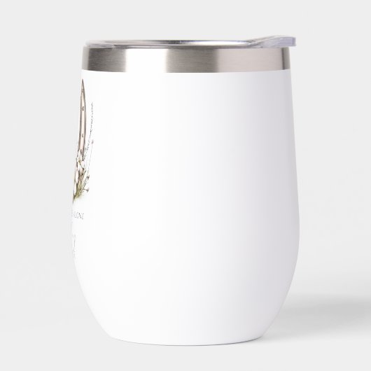 No Bride Rides Alone Floral Hoefijzer Custom (Links)