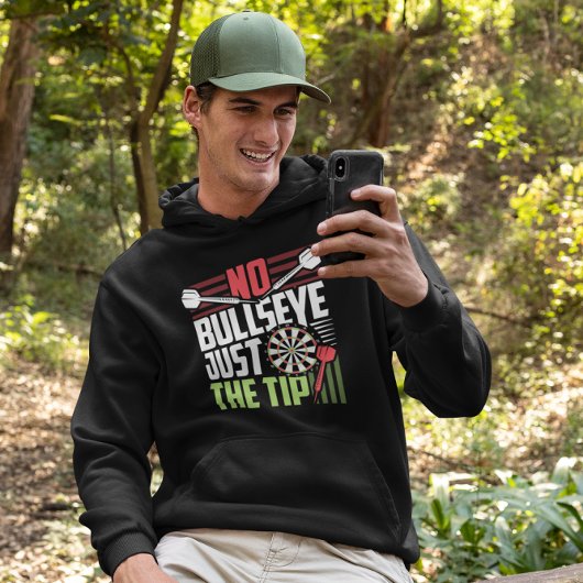 No Bullseye - Grappige darter Hoodie