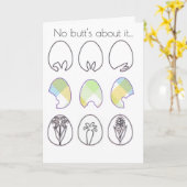 No butt's about it... kaart (Gele Bloem)
