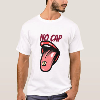 NO CAP creativiteit quote T-shirt