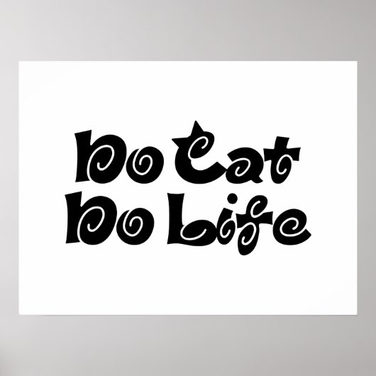 No Cat No Life Poster (Devant)