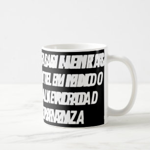 No Cedas Ante Las Mentiras (wit) Koffiemok