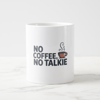 No Coffee No Talkie Mug - Drôle Coffee Don