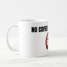 No Coffee No Trading Minimal Humor Design