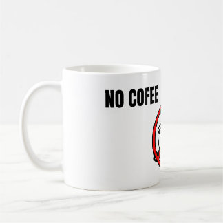 No Coffee No Trading Minimal Humor Design Koffiemok