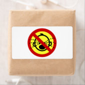 NO Cry Babies ⚠ Thai Airport Sign ⚠ Etiket (Insitu)