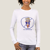 No Dictators long sleeve t Tri-Blend Shirt (Voorkant volledig)