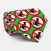 NO Dog Fouling ⚠ Thai Sign ⚠ Stropdas (Opgerold)