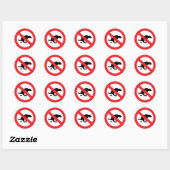 'No Dog Poop' stickers (Vel)