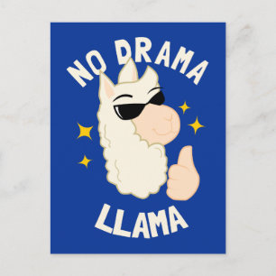 No Drama Llama Briefkaart