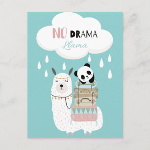 No Drama Llama Briefkaart