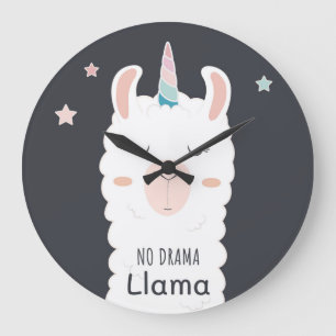 No Drama Llama Grote Klok