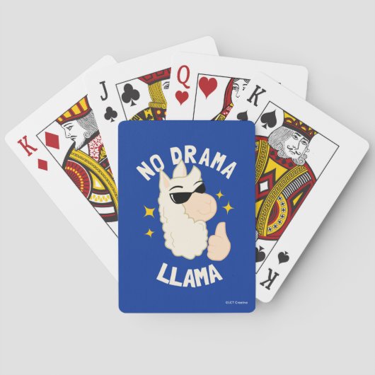 No Drama Llama Pokerkaarten (Achterkant)