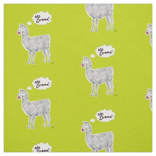 No Drama Llama Stof (Swatch)