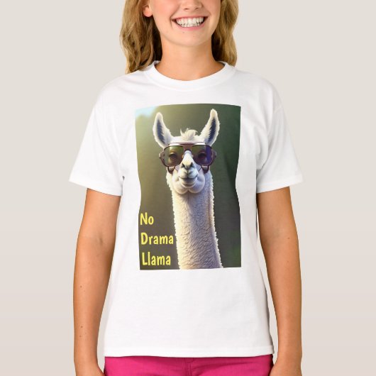 No Drama Llama T-shirt (Voorkant)